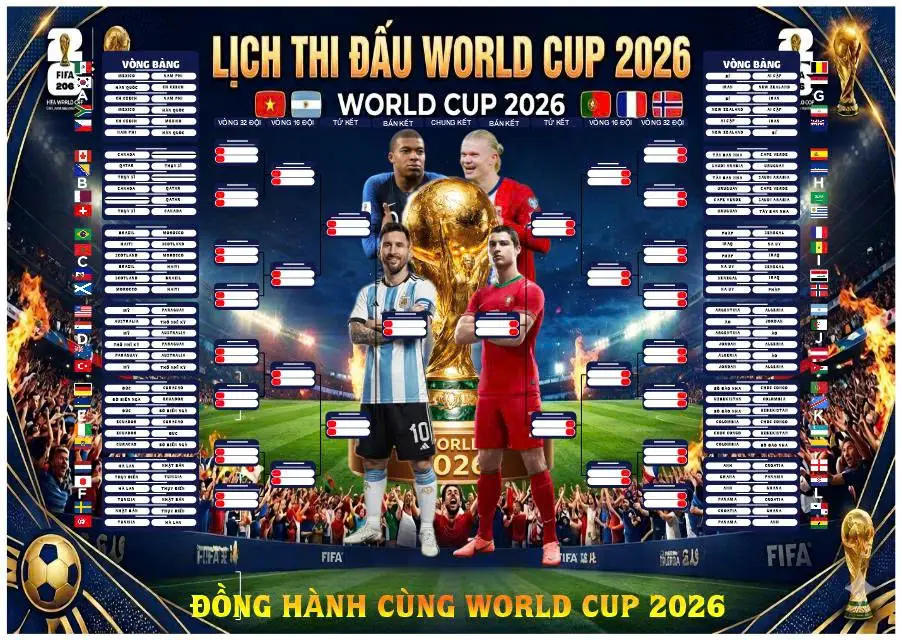 OK9: Lịch World Cup 2026 giờ Việt Nam & VTV trực tiếp 10 OK9: Lịch World Cup 2026 giờ Việt Nam & VTV trực tiếp